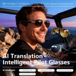 Έξυπνα Γυαλιά AI με Μετάφραση και Bluetooth Τύπου Aviator
