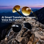 Έξυπνα Γυαλιά AI με Μετάφραση και Bluetooth Τύπου Aviator