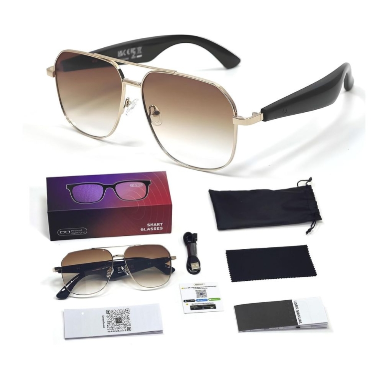 Έξυπνα Γυαλιά Bluetooth με Μετάφραση και AI