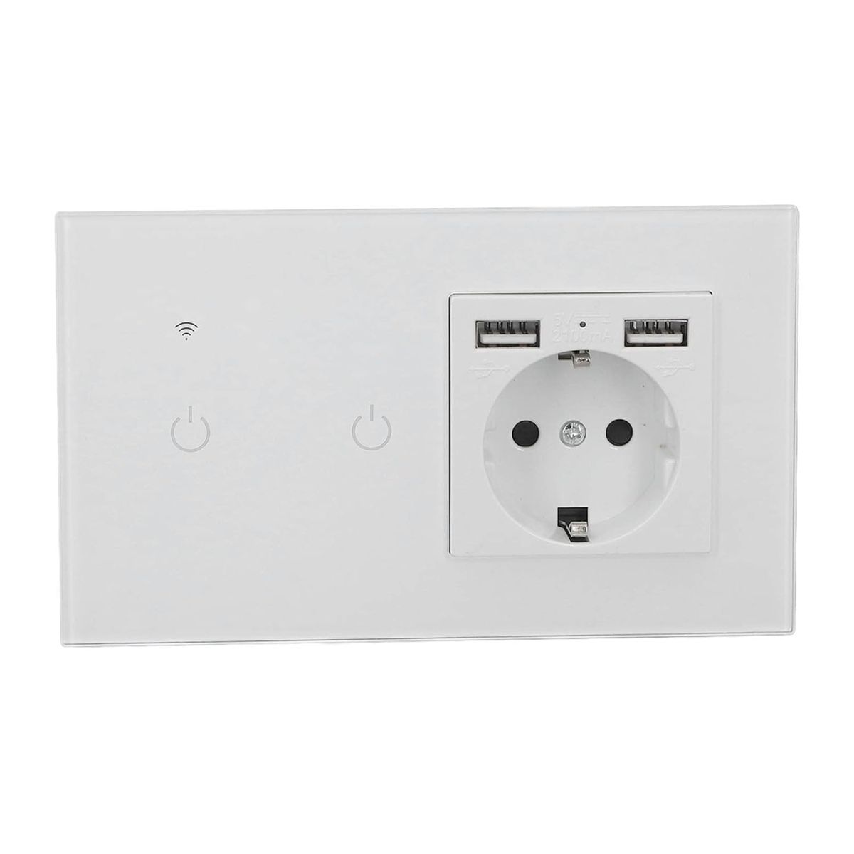 Έξυπνος Διακόπτης Αφής WiFi με Πρίζα Schuko, USB & Type-C - Image 6