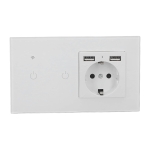 Έξυπνος Διακόπτης Αφής WiFi με Πρίζα Schuko, USB & Type-C - Image 6