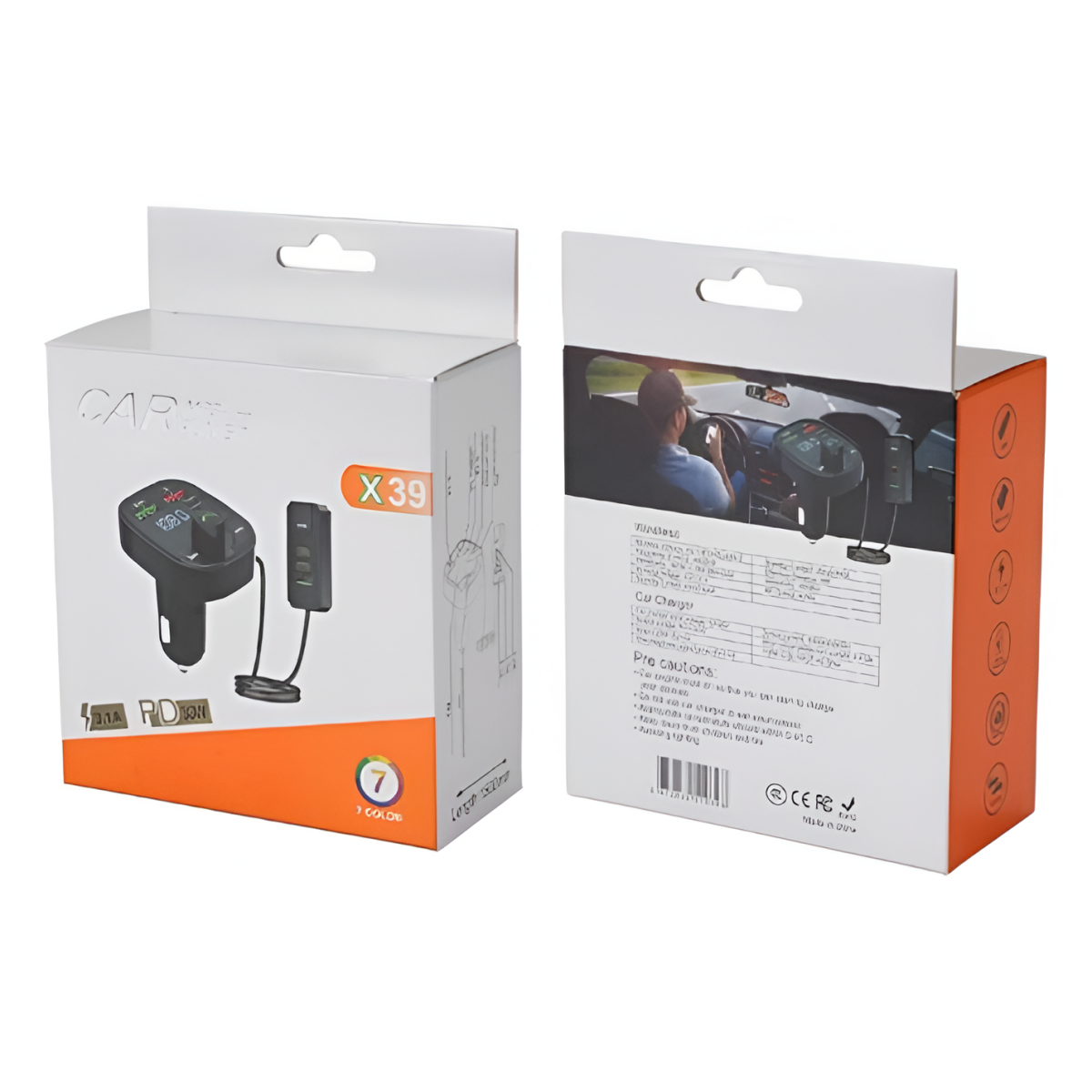 FM Transmitter Αυτοκινήτου Bluetooth MP3 με Φορτιστή X39