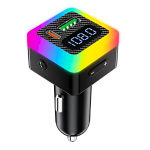 FM Transmitter Αυτοκινήτου Bluetooth MP3 με RGB Φωτισμό M42