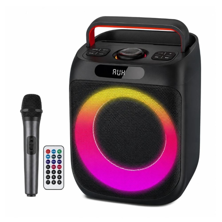 Φορητό Ηχείο Bluetooth 6.5″ με Μικρόφωνο & Τηλεχειριστήριο DR-606