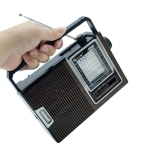 Φορητό Ρετρό Ραδιόφωνο AM/FM/SW 9 Bands με USB & TF Player RX-259 - Image 2