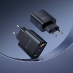 Φορτιστής 20W με USB-A & USB-C, Power Delivery, PPS, Quick Charge & Καλώδιο Type-C σε Lightning Borofone BA96A - Image 3