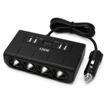 Φορτιστής Αυτοκινήτου 120W με 4 USB-A, 2 Type-C & 4 Υποδοχές Αναπτήρα 39982 - Image 3