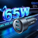 Φορτιστής Αυτοκινήτου Joyroom 65W με 3 Θύρες