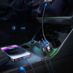 Φορτιστής Αυτοκινήτου Joyroom 65W με 3 Θύρες