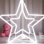 Φωτιζόμενο Χριστουγεννιάτικο Αστέρι LED Neon 60cm IP65 Ψυχρό Λευκό - 00753