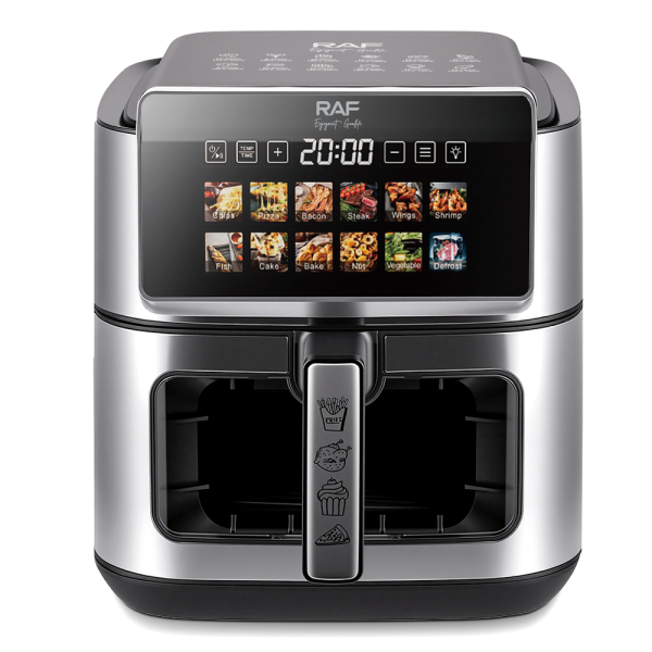 Φριτέζα Αέρος 8L 1800W με Διπλή Αντίσταση, Touchscreen & Παράθυρο RAF R.5011