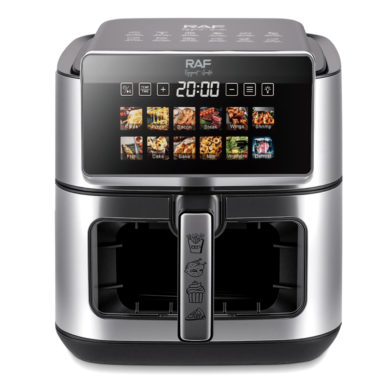 Φριτέζα Αέρος 8L 1800W με Διπλή Αντίσταση, Touchscreen & Παράθυρο RAF R.5011