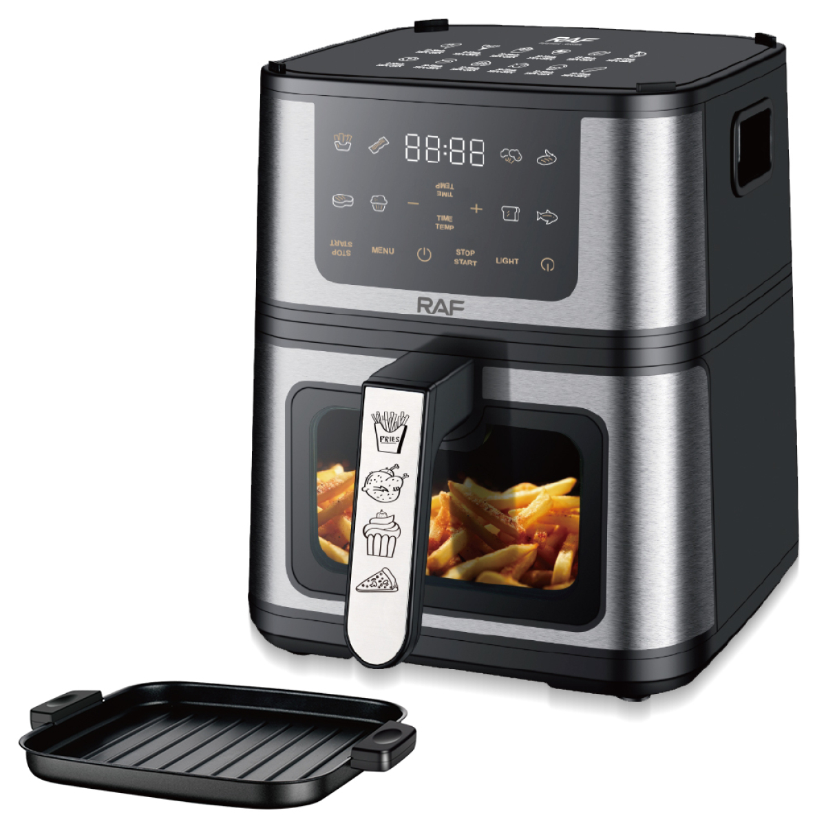 Φριτέζα Αέρος - Grill 2 σε 1 5L 2200W RAF R.5228 - Image 2