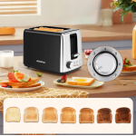 Φρυγανιέρα 750W 2 Θέσεων με 7 Επίπεδα Ψησίματος Μαύρη Aigostar - Image 5