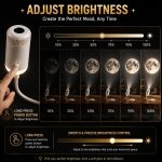 Galaxy Projector LED 2 σε 1 με Προβολή Σελήνης & Φωτισμό Νυκτός USB 360° - Image 4