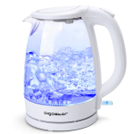 Γυάλινος Ηλεκτρικός Βραστήρας 1.7L 2200W με LED Aigostar