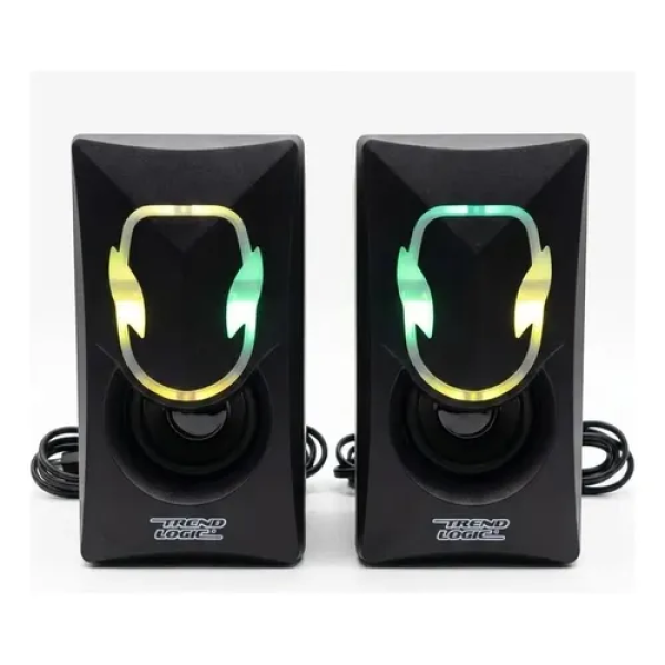 Ηχεία Υπολογιστή 2.0 6W με RGB LED Φωτισμό USB & AUX 3,5mm K2850