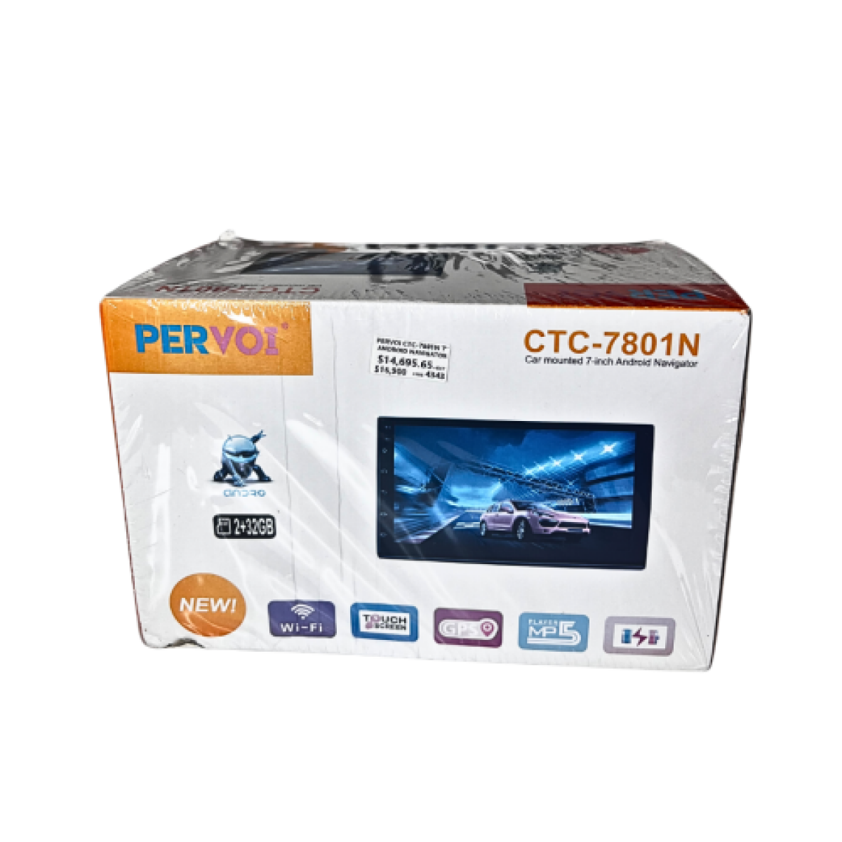 Ηχοσύστημα Αυτοκινήτου 2 DIN Android 1+32G με Οθόνη 7" & GPS CTC-7801N