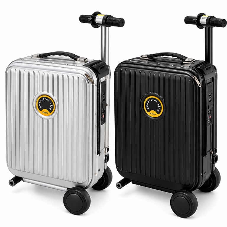 Ηλεκτρική Έξυπνη Βαλίτσα 20L με Μοτέρ 250W, USB, TSA Κλειδαριά & Αφαιρούμενη Μπαταρία – Beautiful Bird