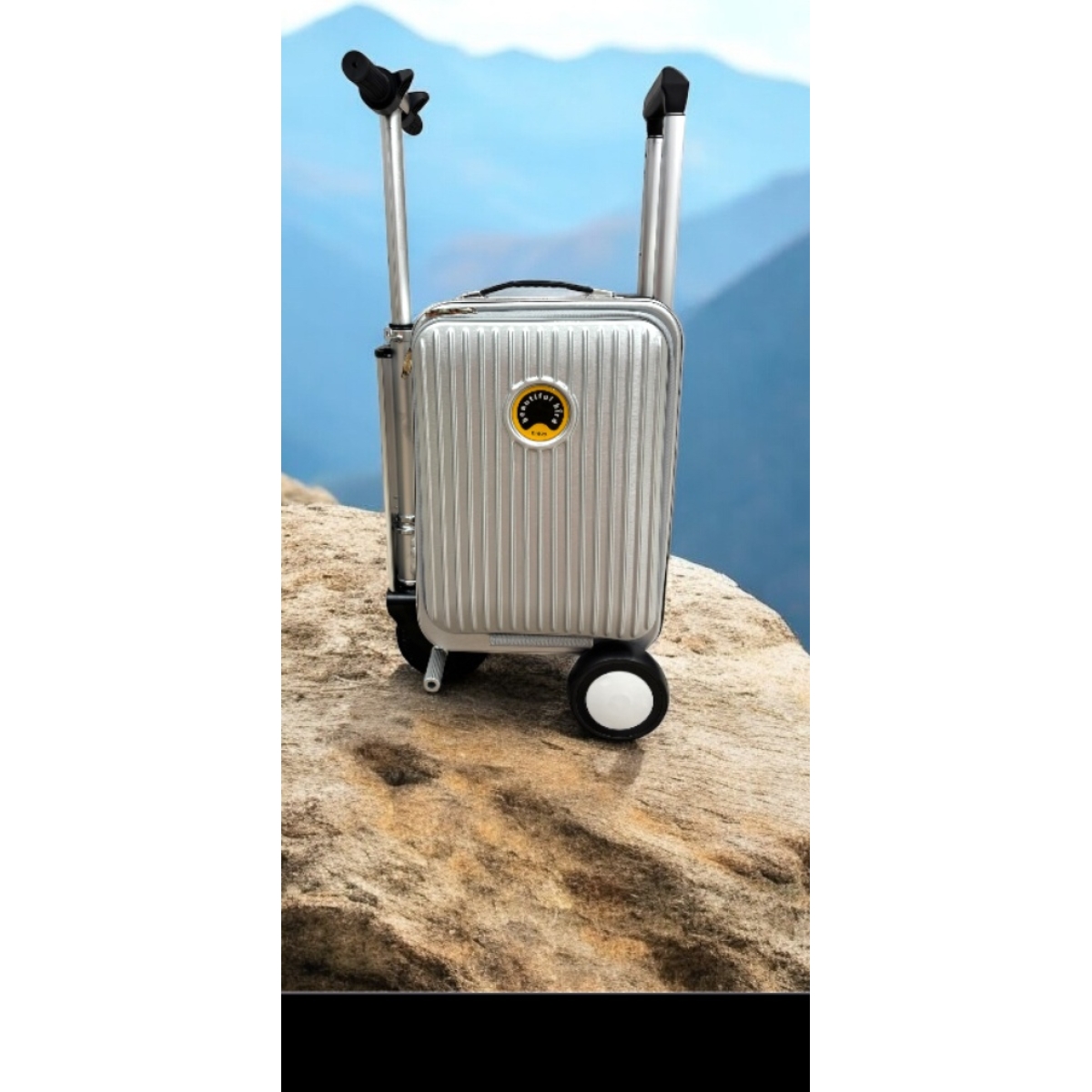 Ηλεκτρική Έξυπνη Βαλίτσα 20L με Μοτέρ 250W, USB, TSA Κλειδαριά & Αφαιρούμενη Μπαταρία – Beautiful Bird - Image 4