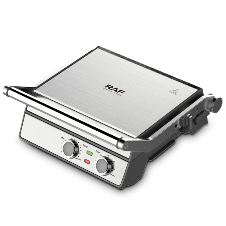 Ηλεκτρική Ψηστιέρα Grill 2200W 180° με Διπλές Αντικολλητικές Πλάκες RAF R.560