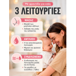 Ηλεκτρικό Θήλαστρο Μονής Άντλησης με Ψηφιακή Οθόνη, Ρυθμιζόμενη Αναρρόφηση & USB – LECTRIC BREAST PUMP XL-2403 - Image 2