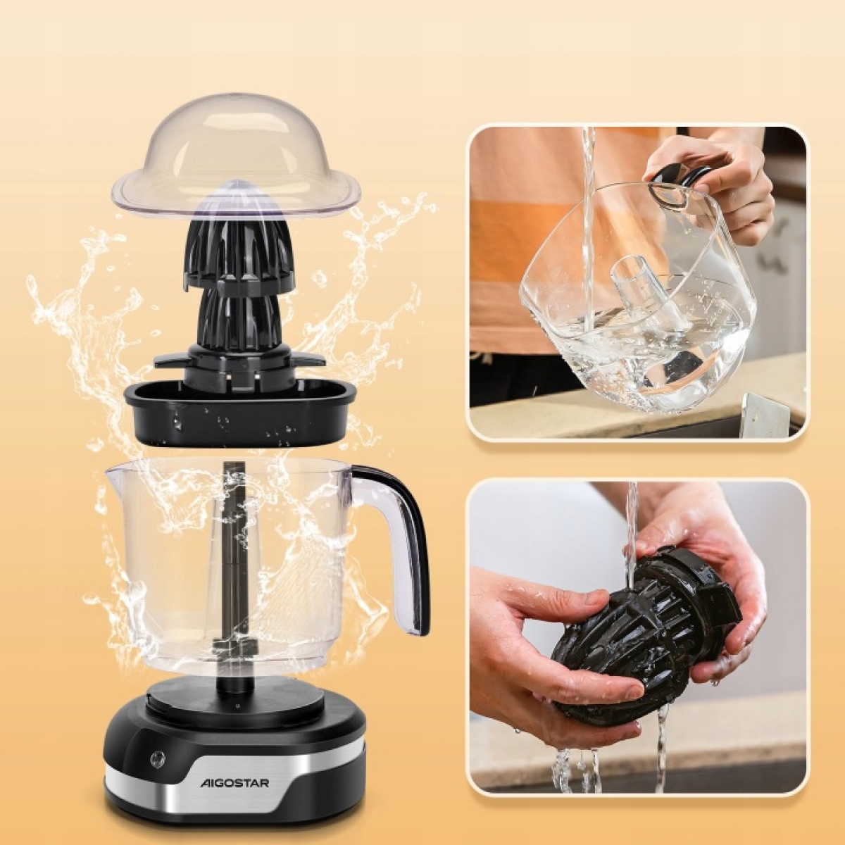 Ηλεκτρικός Στίφτης 1,2L 40W με Διπλή Περιστροφή Aigostar - Image 5