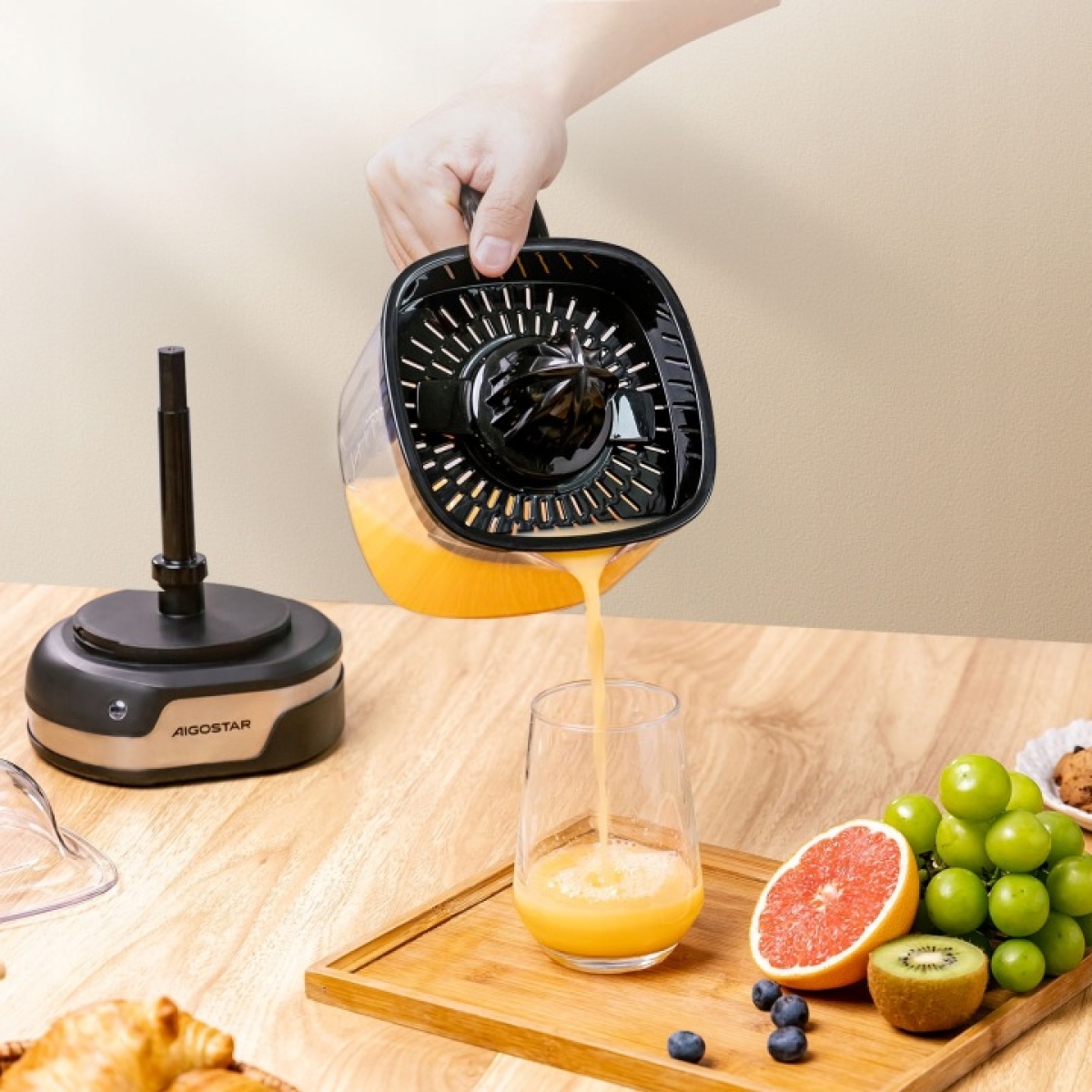Ηλεκτρικός Στίφτης 1,2L 40W με Διπλή Περιστροφή Aigostar - Image 3