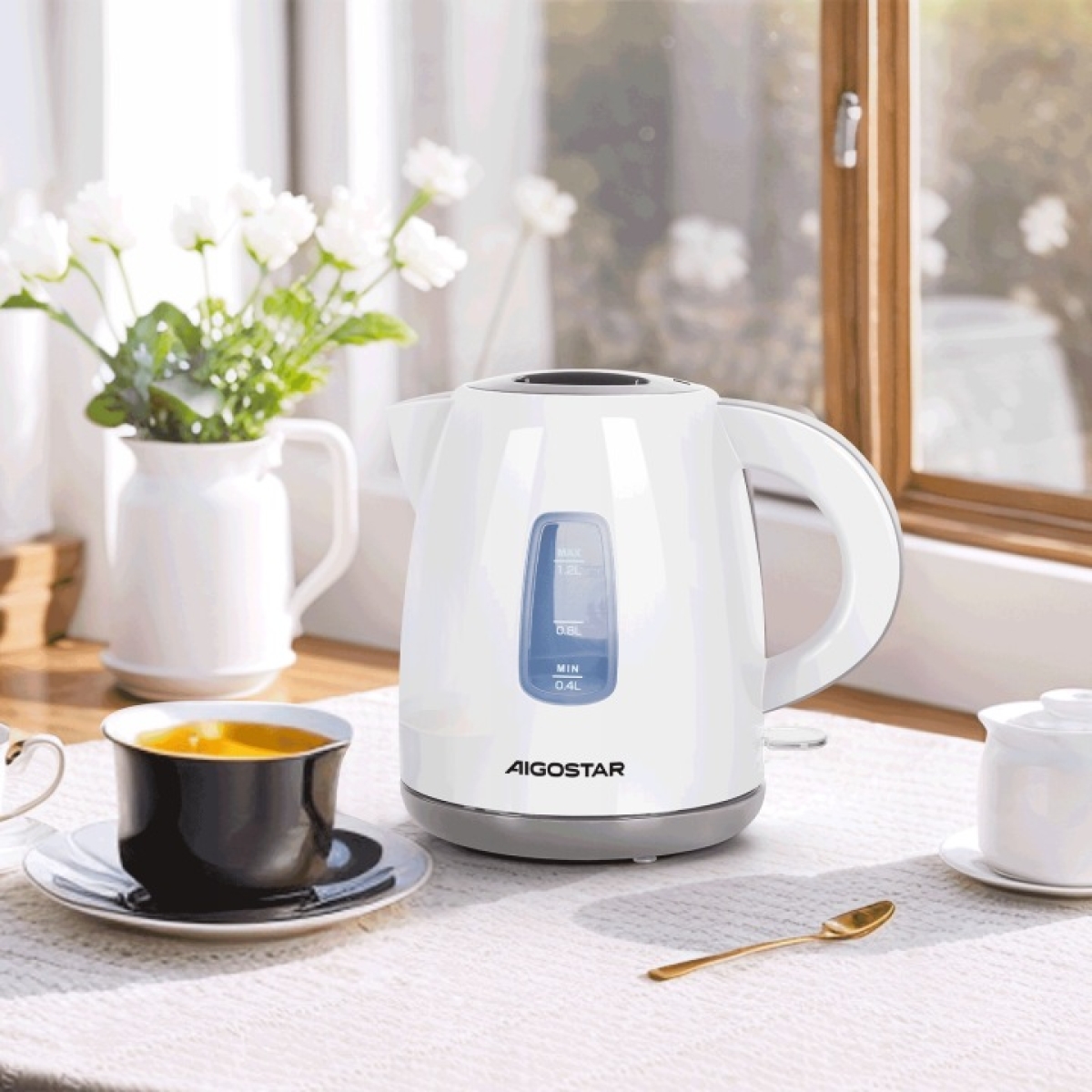 Ηλεκτρικός Βραστήρας 1,2L 2200W Aigostar - Image 3