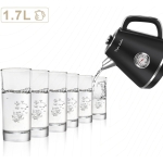 Ηλεκτρικός Βραστήρας 1,7L 2200W από Ανοξείδωτο Ατσάλι με Ένδειξη Θερμοκρασίας Aigostar - Image 3
