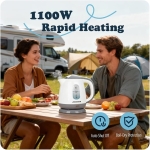 Ηλεκτρικός Βραστήρας 1L 1100W με Περιστρεφόμενη Βάση 360° Aigostar Juliet - Image 9