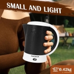 Ηλεκτρικός Βραστήρας Ταξιδίου 0,6L 650W με 2 Ποτήρια & 2 Κουταλάκια Aigostar - Image 2