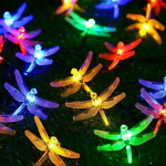 Ηλιακά Χριστουγεννιάτικα Φωτάκια LED RGB Λιβελούλες 5m 20 LED Aerbes AB-TY355 - Image 4