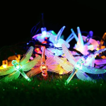 Ηλιακά Χριστουγεννιάτικα Φωτάκια LED RGB Λιβελούλες 5m 20 LED Aerbes AB-TY355 - Image 5