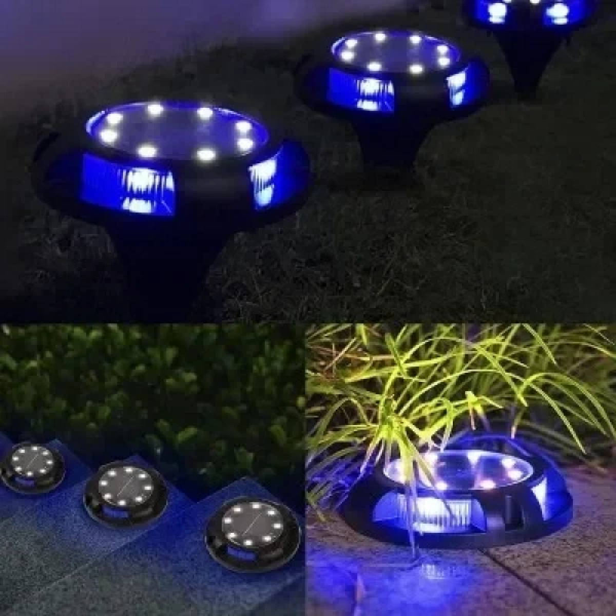 Ηλιακό Φωτιστικό Εδάφους LED RGB με Αυτόματο Φωτισμό Aerbes AB-TY353 - Image 3
