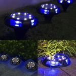 Ηλιακό Φωτιστικό Εδάφους LED RGB με Αυτόματο Φωτισμό Aerbes AB-TY353 - Image 3