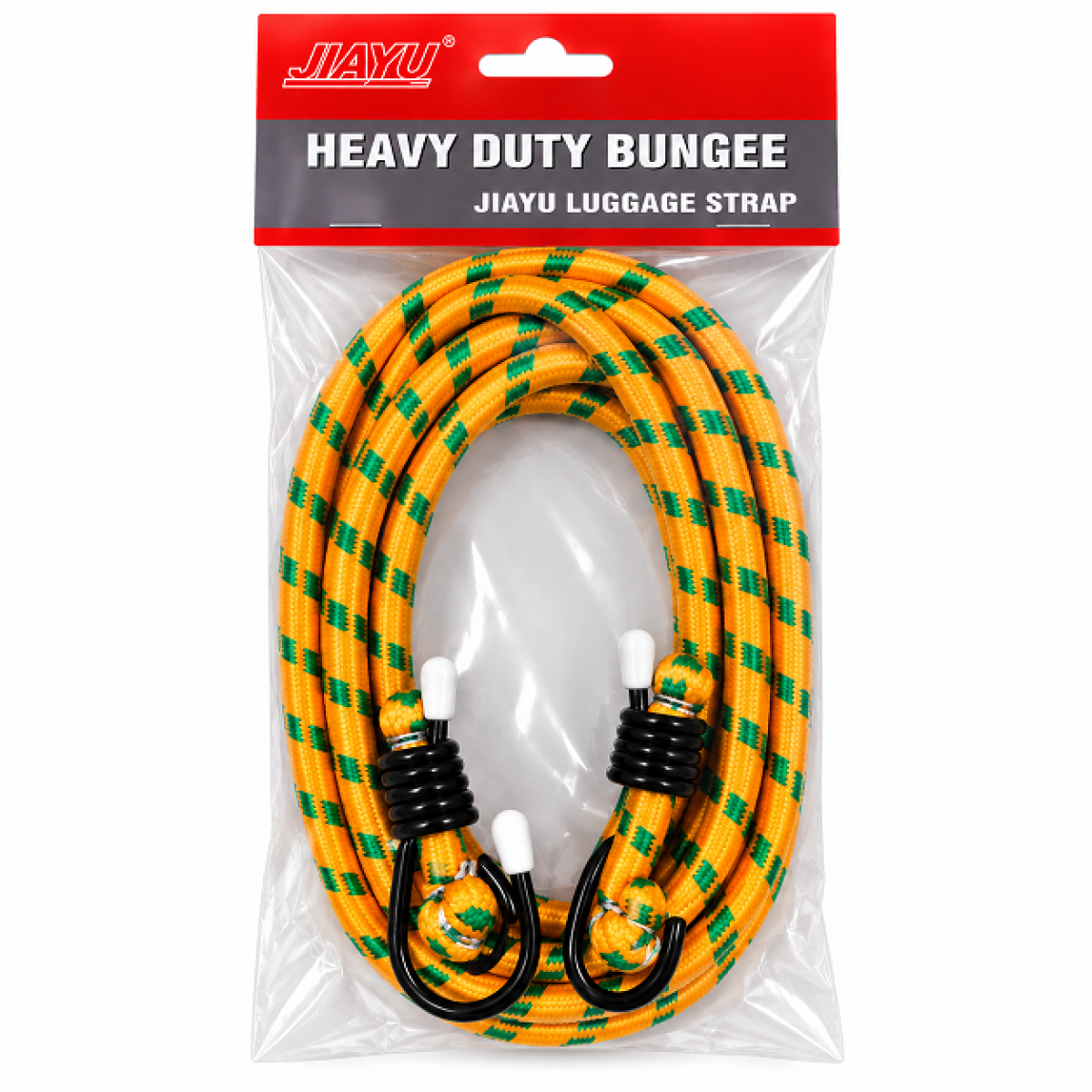 Ιμάντας Ελαστικός Bungee Heavy Duty με Γάντζους για Πρόσδεση Φορτίων Jiayu