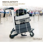 Ιμάντας Ελαστικός Bungee Heavy Duty με Γάντζους για Πρόσδεση Φορτίων Jiayu - Image 4