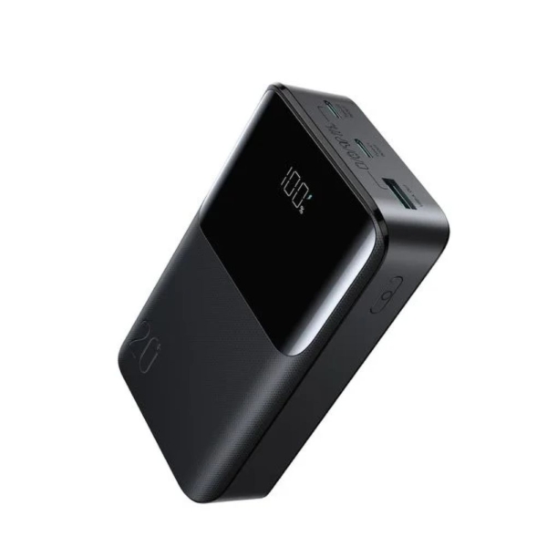 Joyroom JR-QP192 Power Bank 20000mAh 22.5W με 2 Θύρες USB-A και Θύρα USB-C Μαύρο