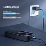 Joyroom JR-QP192 Power Bank 20000mAh 22.5W με 2 Θύρες USB-A και Θύρα USB-C Μαύρο