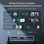 Joyroom JR-QP192 Power Bank 20000mAh 22.5W με 2 Θύρες USB-A και Θύρα USB-C Μαύρο