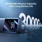 JOYROOM JR-QP193 Power Bank 30.000mAh 22.5W με 2 Θύρες USB-A και Θύρα USB-C Μαύρο