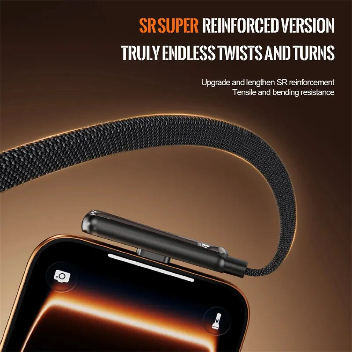 Καλώδιο USB-C σε USB-C 240W 2 σε 1 με Πτυσσόμενη Βάση Στήριξης & Data Transfer Μαύρο – CM-12 - Image 8