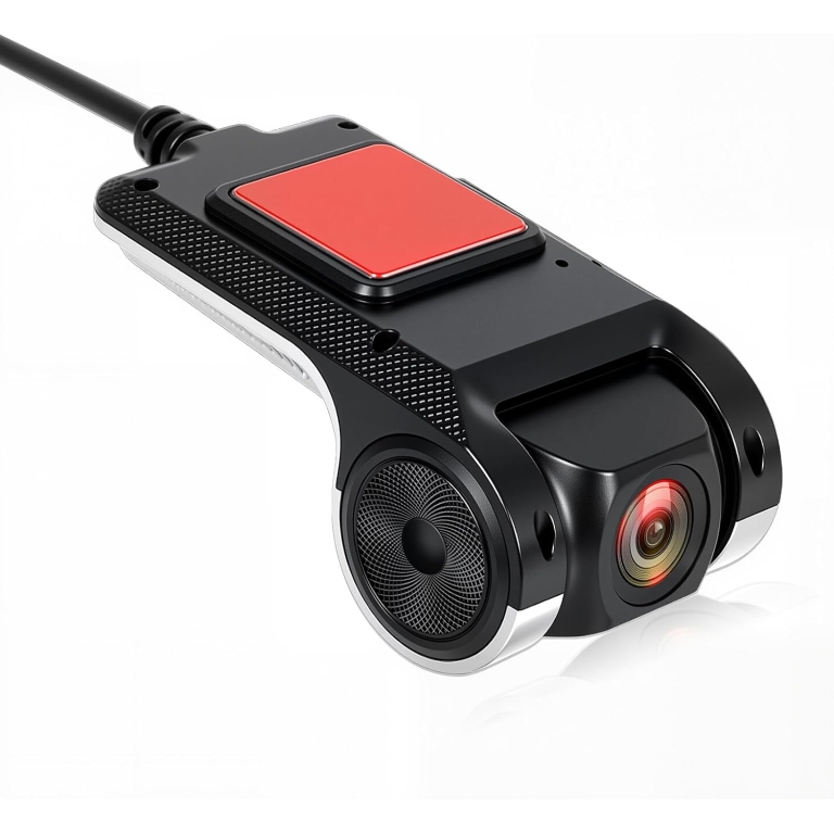 Κάμερα Αυτοκινήτου DVR USB Full HD 1080p με 170° Ευρυγώνιο Φακό, ADAS, Night Vision & 64GB TF Card