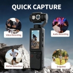 Κάμερα Τσέπης Q8 4K Ultra HD με Σταθεροποίηση 3 Αξόνων