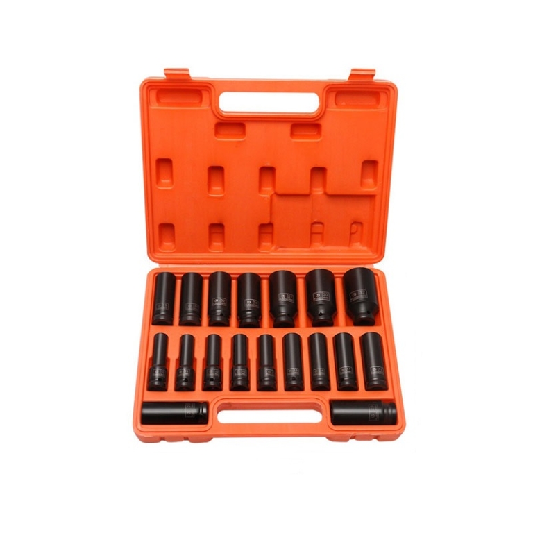 Καρυδάκια Αέρος 1/2" 10-32mm σε Κασετίνα Σετ 18 Τεμαχίων