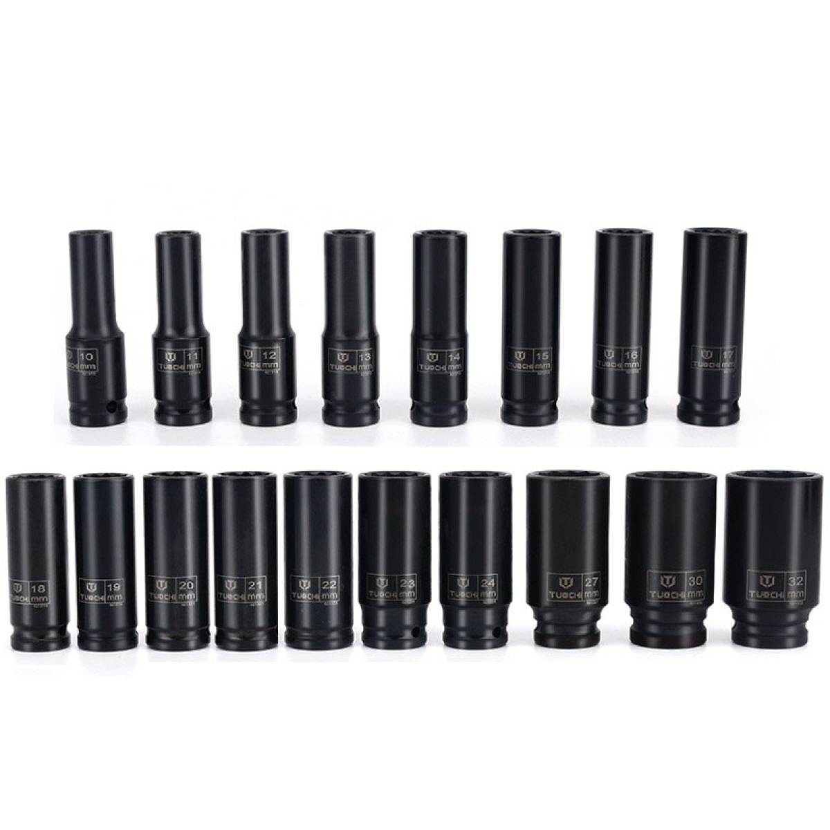 Καρυδάκια Αέρος 1/2" 10-32mm σε Κασετίνα Σετ 18 Τεμαχίων - Image 2