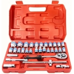 Καστάνια 1/2" με Καρυδάκια 8-32mm Σετ 32 Τεμαχίων