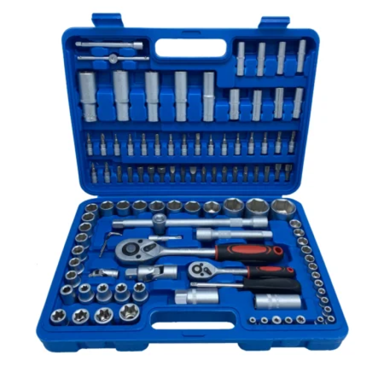 Καστάνιες 1/2" & 1/4" με Καρυδάκια & Μύτες σε Κασετίνα Σετ 108 Τεμαχίων