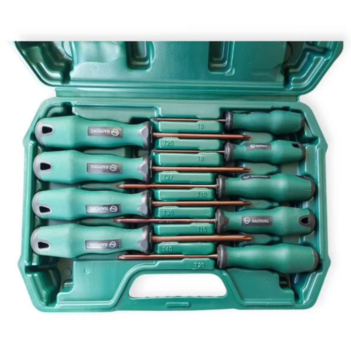 Κατσαβίδια Torx T6-T40 από Ατσάλι S2 σε Κασετίνα Σετ 9 Τεμαχίων
